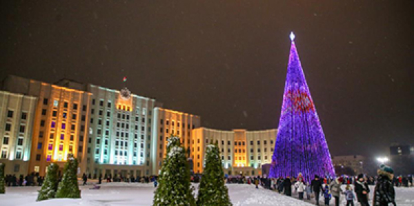 Церемония зажжения огней на главной елке Могилева состоится 15 декабря