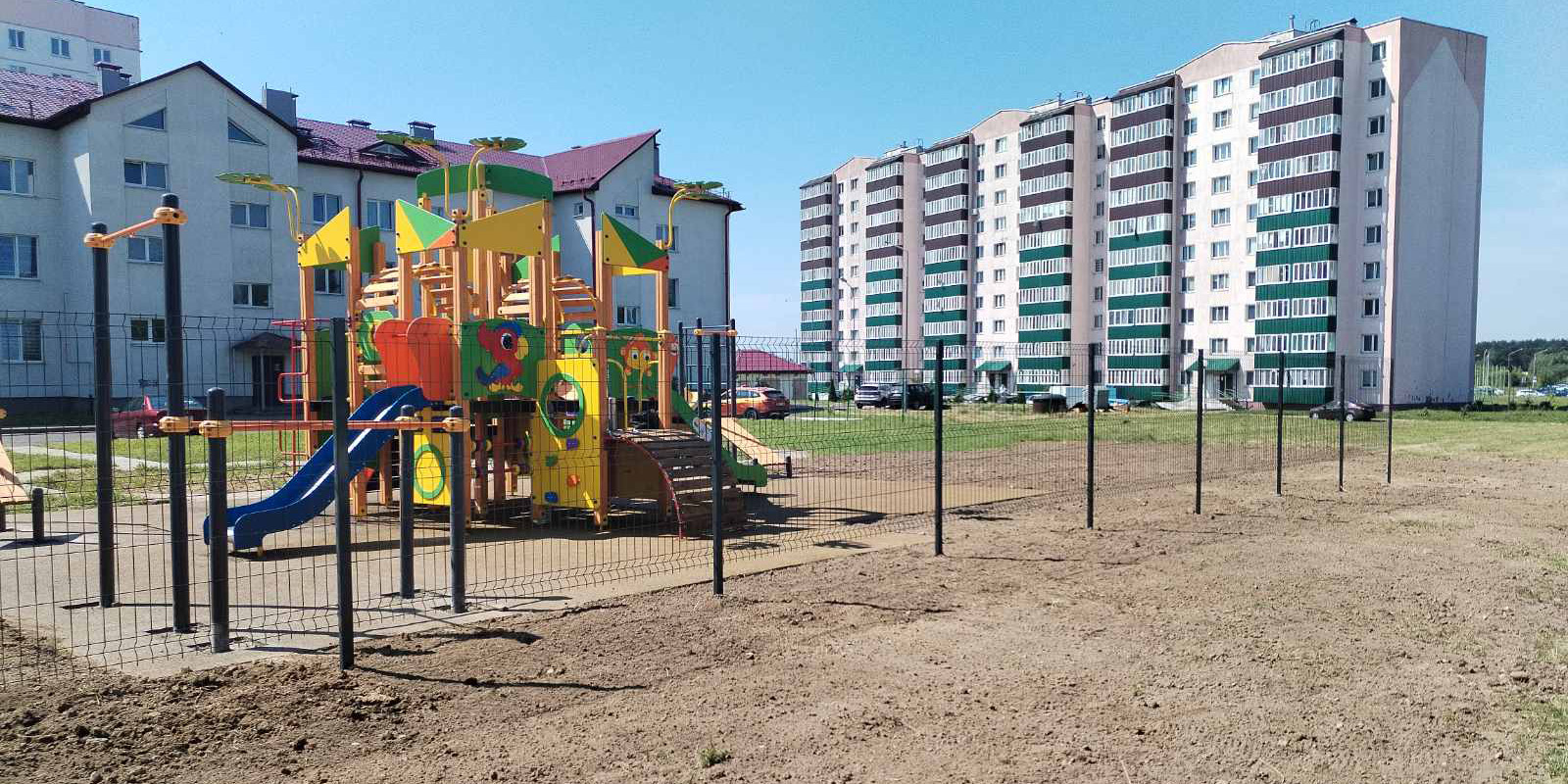 Обустройство детской игровой площадки