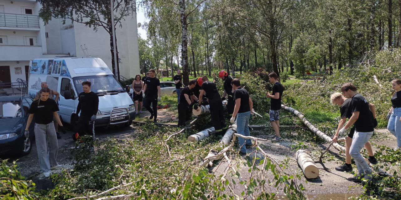 Ликвидация последствий урагана