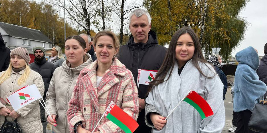 Церемония перезахоронения останков жертв геноцида белорусского народа