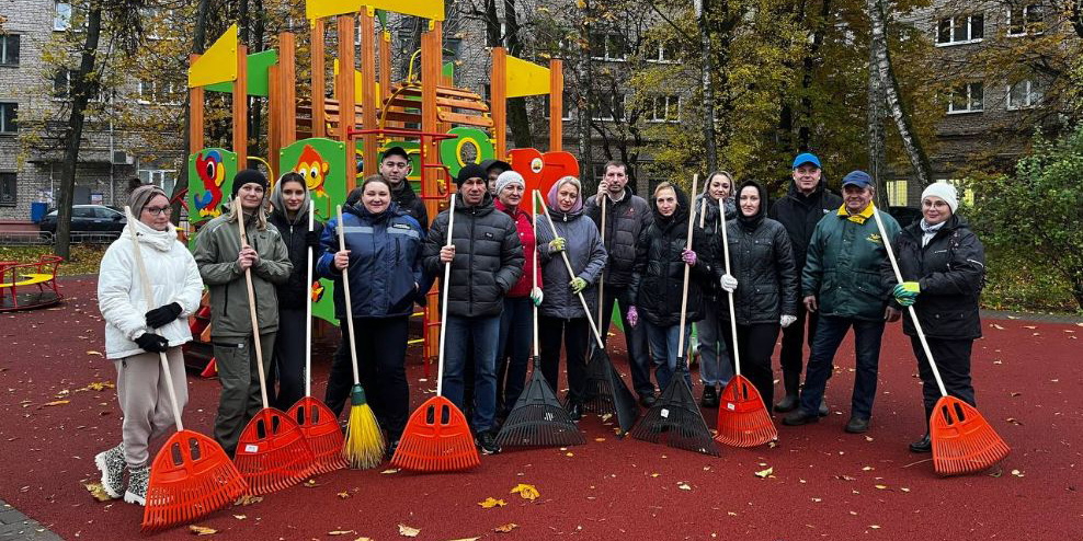Республиканский субботник с КУП «ЖРЭУ Ленинского района г. Могилева»! 